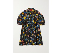 Minikleid aus Baumwollpopeline