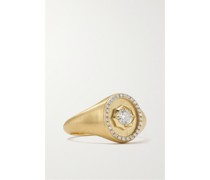 Sophisticate Ring aus 18 Karat  mit Diamanten
