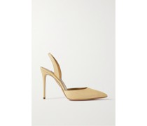 So Nude 105 Slingback-pumps aus Raffiabast