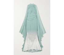 Robe aus Metallic-strick
