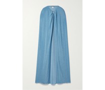 Cape aus Metallic-stretch-jersey