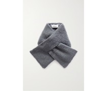 Schal aus Shearling und Shell