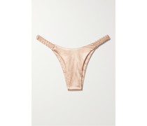 Bikini-höschen aus Stretch-satin