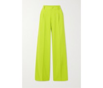 Cosima Hose mit Weitem Bein aus Crêpe