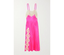 Midikleid aus Seidensatin