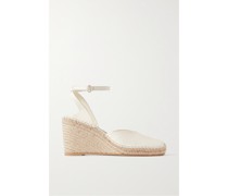 Cecilia Espadrille-wedges aus Leder