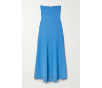 Dean Schulterfreies Midikleid aus Stretch-ponte
