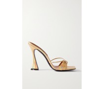 Lust Mules aus Changierendem Metallic-leder