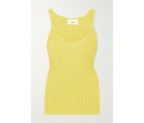 Tanktop aus einer Ecovero™-mischung in Rippstrick