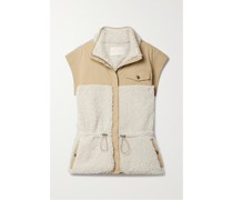 Tariet Weste aus Fleece Und Shell