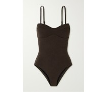 Contour Badeanzug aus Recyceltem Stretch-jacquard
