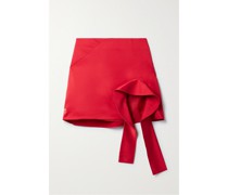 Minirock aus Duchesse-satin