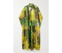 Kaftan aus Satin aus einer Seidenmischung