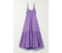 Rhodes Midikleid aus Baumwollpopeline