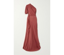 Lena Asymmetrisches Maxikleid aus Seide