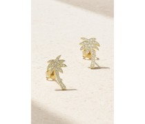 Mini Palm Tree Ohrringe aus 18 Karat
