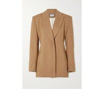 Oversized-blazer aus Wolle