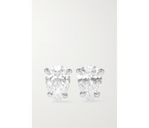 Ohrstecker aus 18 karat Weiß mit Diamanten