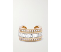 Einzelnes Ear Cuff aus 18 Karat  mit Diamanten