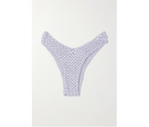 Fullweave Bikini-höschen aus Gewebtem Stretch-satin