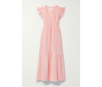 Ruby Midikleid aus Baumwoll-seersucker