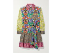 Lizzy Mini-hemdblusenkleid aus Baumwolle