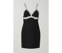 Rückenfreies Minikleid aus Crêpe
