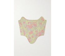Bustier aus Brokat