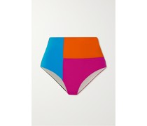 + Net Sustain Lydia Bikini-höschen aus Stretch-econyl® in Colour-block-optik