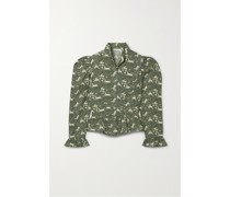 + Laura Ashley Grace Bluse aus Baumwollpopeline