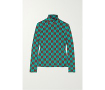 Oberteil aus Bedrucktem Stretch-jersey