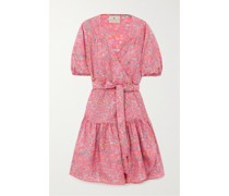 Elliana Mini-wickelkleid aus Habutai-seide