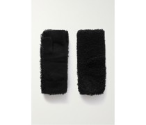 Fingerlose Handschuhe aus einer Woll-kaschmirmischung