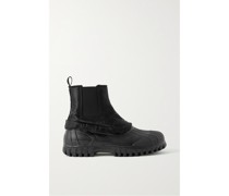 Julian Chelsea Boots aus Gesteppter Seide und Gummi