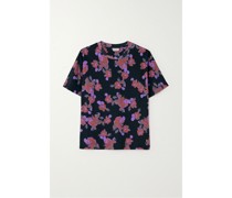 Heydu T-shirt aus Baumwolle mit Blumenprint