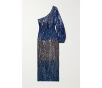 Bradshaw Asymmetrisches Midikleid aus Crêpe