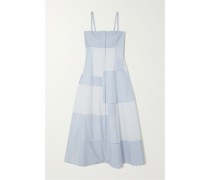 Magritte Midikleid aus einer Baumwoll-leinenmischung