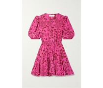 Georgia Minikleid aus Bedrucktem Crêpe De Chine