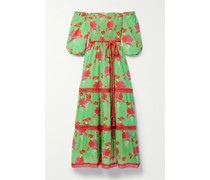 Mabelle Maxikleid aus Bedrucktem Baumwoll-voile