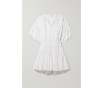 Minikleid aus Popeline aus einer Baumwollmischung