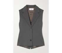 Weste aus einer Stretch-ecovero™-wollmischung