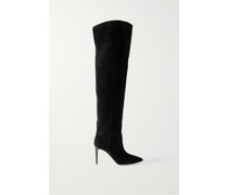 Stiletto 85 Overknees aus Veloursleder