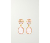 Double Drop Ohrringe aus 18 Karat