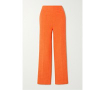 Renata Hose mit Geradem Bein aus Tweed