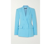 Landon Doppelreihiger Blazer aus Crêpe