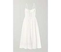 + Net Sustain Allure Midikleid aus Voile aus einer Biobaumwoll-ecovero™-mischung