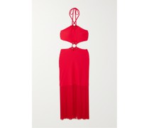 Sol Neckholder-midikleid aus Stretch-jersey