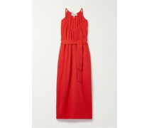 + Net Sustain Sydney Midikleid aus Biobaumwollkrepon