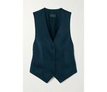 Weste aus Glänzendem Seiden-twill