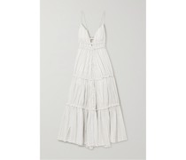 + Net Sustain Liana 2.0 Maxikleid aus Gestreifter Gaze